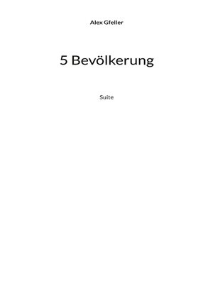 cover image of 5 Bevölkerung